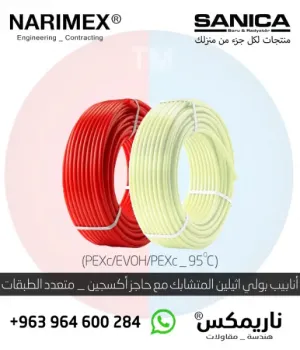 انابيب الالمنيوم مع البولي بروبلين (AL-PPR) _ 25 بار